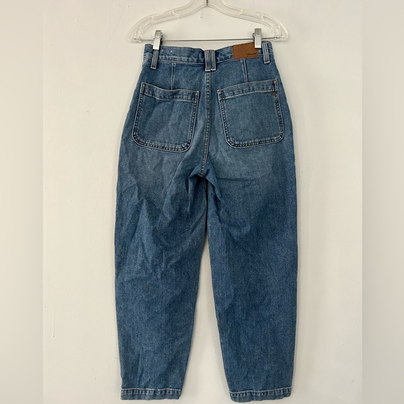 Madewell Balloon Jeans Medium Wash - Picture 6 of 9